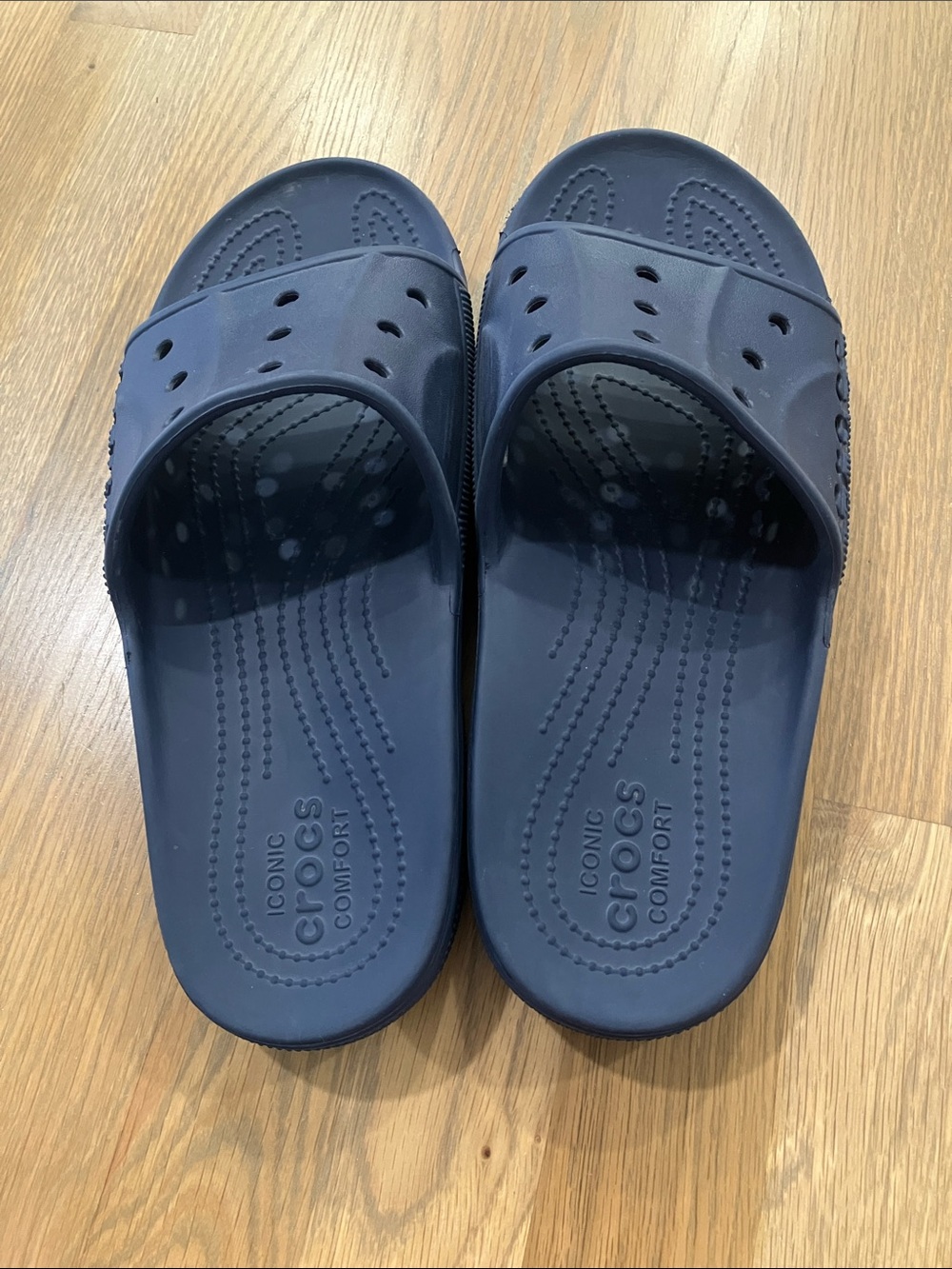 Crocs Navy Blue Classic Slide Sandals
